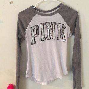 Pink long sleeve shirt